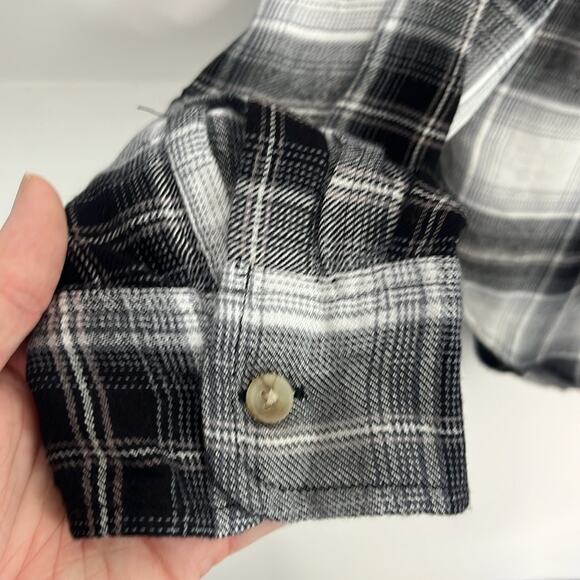 Womens Lucky Brand Plaid Shirt Size Medium - Picture 4 of 7